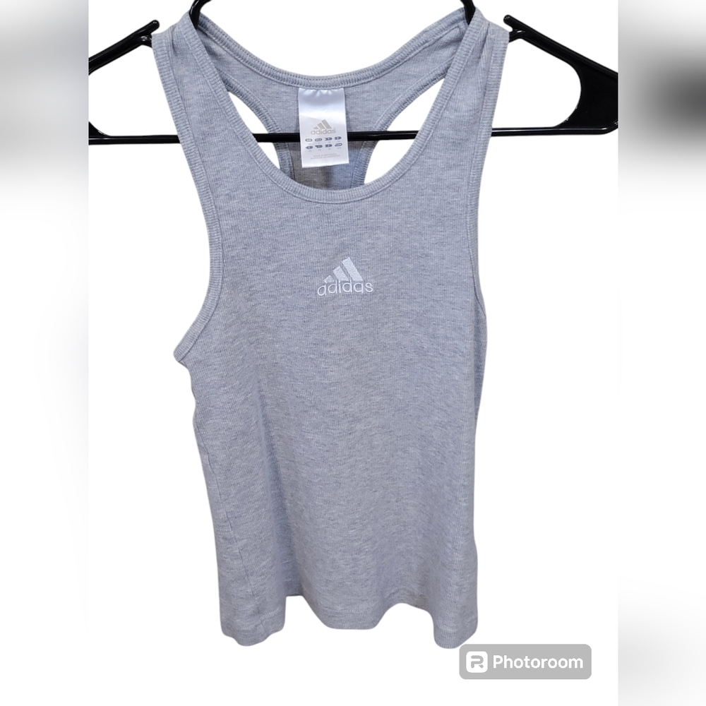 Adidas grey tank top